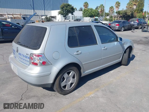 ✅ 2000 Volkswagen Golf • VIN: 9BWGH21J7Y4037695 • Lot: 43234155. Listed on IAAI with 211,736 mi. Free auction sales archive from the USA and detailed vehicle history report at DreamBid. Image 4.