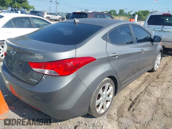 ✅ 2013 Hyundai Elantra GLS • VIN: 5NPDH4AE4DH436564 • Lot: 42732539. Wystawiony na IAAI z przebiegiem 159 788 mil. Bezpłatny archiwum sprzedaży aukcyjnych z USA i szczegółowy raport historii pojazdu na DreamBid. Zdjęcie 4.