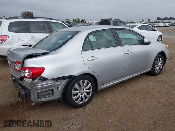 ✅ 2013 Toyota Corolla LE • VIN: 2T1BU4EE9DC092701 • Lot: 45281806. Listed on IAAI with 200,301 mi. Free auction sales archive from the USA and detailed vehicle history report at DreamBid. Image 4.