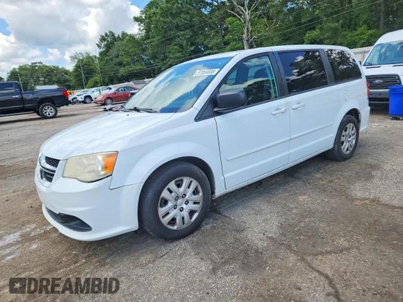 ✅ 2014 Dodge Grand Caravan American Value • VIN: 2C4RDGBG2ER119339 • Лот: 57056806. Опубліковано раніше на Copart з пробігом 271 062 миль. Безкоштовний доступ до архіву аукціонних продажів зі США та докладний звіт про історію автомобіля на DreamBid. Зображення 1.