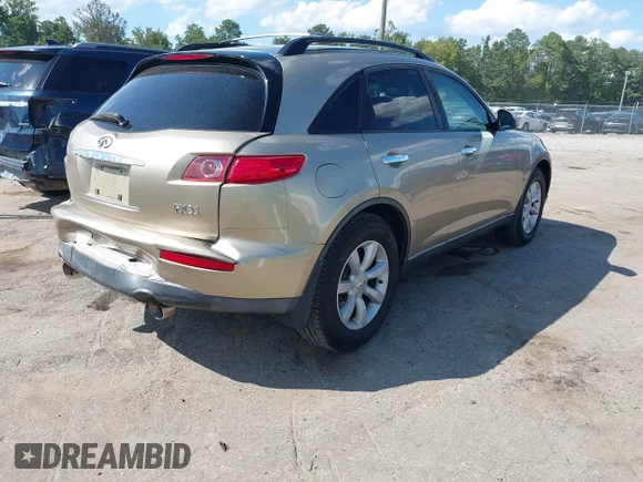 ✅ 2004 Infiniti FX • VIN: JNRAS08WX4X216426 • Lot: 43068819. Wystawiony na IAAI z przebiegiem 105 992 mil. Bezpłatny archiwum sprzedaży aukcyjnych z USA i szczegółowy raport historii pojazdu na DreamBid. Zdjęcie 4.
