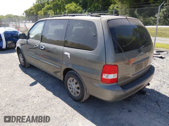 ✅ 2005 Kia Sedona LX • VIN: KNDUP131556680098 • Лот: 45396225. Опубліковано раніше на IAAI з пробігом 145 313 миль. Безкоштовний доступ до архіву аукціонних продажів зі США та докладний звіт про історію автомобіля на DreamBid. Зображення 3.