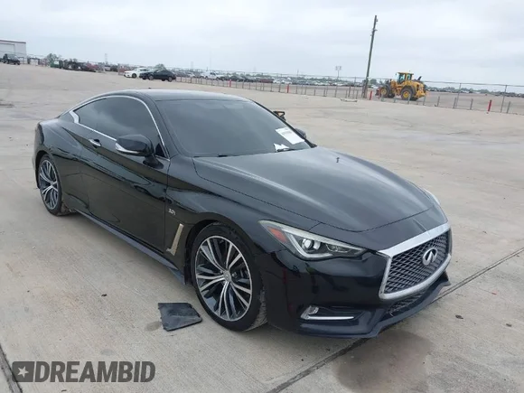 ✅ 2018 Infiniti Q60 Luxe • VIN: JN1EV7EK7JM342648 • Lot: 41931943. Wystawiony na IAAI z przebiegiem 102 290 mil. Bezpłatny archiwum sprzedaży aukcyjnych z USA i szczegółowy raport historii pojazdu na DreamBid. Zdjęcie 1.