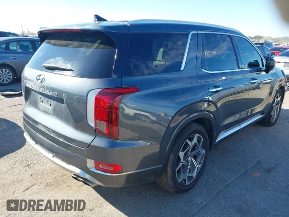 ✅ 2021 Hyundai Palisade Calligraphy • VIN: KM8R74HEXMU279557 • Lot: 44128956. Wystawiony na IAAI z przebiegiem 116 913 mil. Bezpłatny archiwum sprzedaży aukcyjnych z USA i szczegółowy raport historii pojazdu na DreamBid. Zdjęcie 4.