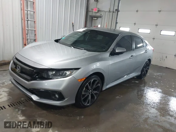 ✅ 2021 Honda Civic Sport • VIN: 2HGFC2F8XMH536564 • Lot: 44261732. Listed on IAAI with 72,055 mi. Free auction sales archive from the USA and detailed vehicle history report at DreamBid. Image 17.