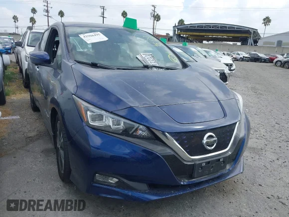 ✅ 2018 Nissan LEAF S • VIN: 1N4AZ1CP7JC309186 • Lot: 42966495. Wystawiony na IAAI z przebiegiem 58 614 mil. Bezpłatny archiwum sprzedaży aukcyjnych z USA i szczegółowy raport historii pojazdu na DreamBid. Zdjęcie 1.