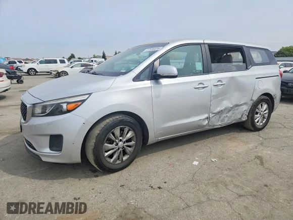 ✅ 2018 Kia Sedona L • VIN: KNDMA5C18J6398640 • Lot: 47838696. Listed on Copart with 163,757 mi. Free auction sales archive from the USA and detailed vehicle history report at DreamBid. Image 1.