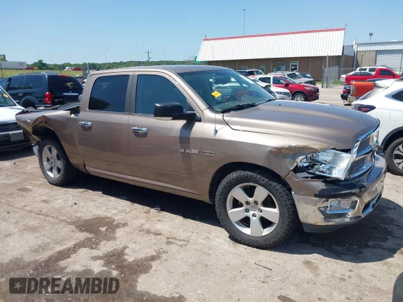 ✅ 2009 Dodge 1500 Laramie • VIN: 1D3HB13T79S742414 • Lot: 42521557. Listed on IAAI with 105,912 mi. Free auction sales archive from the USA and detailed vehicle history report at DreamBid. Image 1.