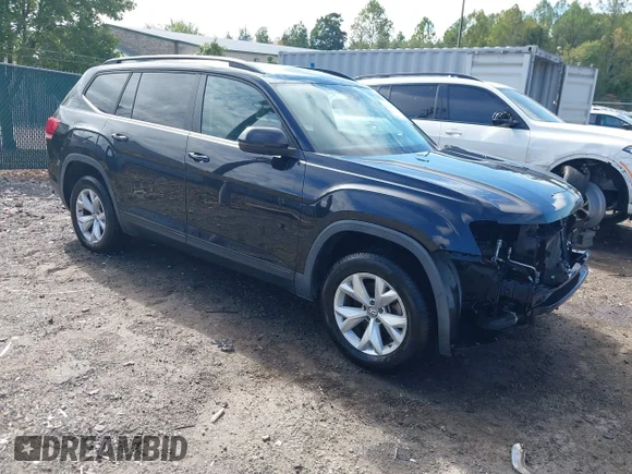 ✅ 2020 Volkswagen Atlas S • VIN: 1V2AP2CA5LC500284 • Lot: 43368119. Wystawiony na IAAI z przebiegiem 91 620 mil. Bezpłatny archiwum sprzedaży aukcyjnych z USA i szczegółowy raport historii pojazdu na DreamBid. Zdjęcie 1.