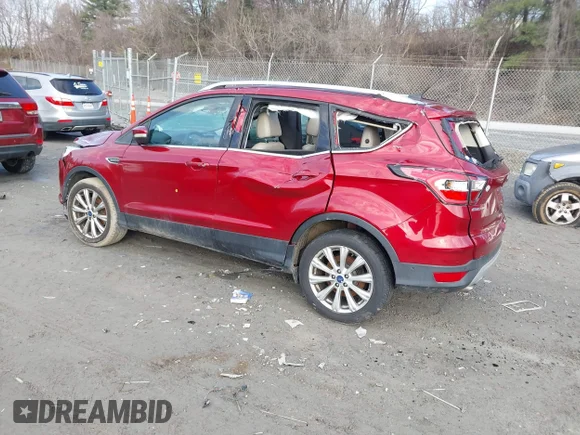 ✅ 2017 Ford Escape Titanium • VIN: 1FMCU9JD8HUF00110 • Lot: 44497260. Listed on IAAI with 132,259 mi. Free auction sales archive from the USA and detailed vehicle history report at DreamBid. Image 3.