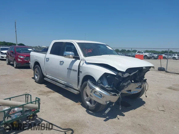 ✅ 2012 Ram 1500 Big Horn • VIN: 1C6RD6LT6CS207240 • Лот: 45110878. Опубликован ранее на IAAI с пробегом 160 108 миль. Бесплатный доступ к архиву аукционных продаж из США и подробный отчёт об истории автомобиля на DreamBid. Изображение 1.
