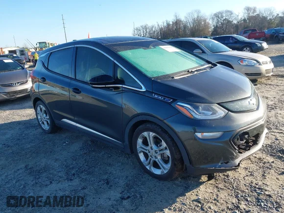 ✅ 2019 Chevrolet Bolt EV LT • VIN: 1G1FY6S04K4136350 • Lot: 44403078. Listed on IAAI with 75,542 mi. Free auction sales archive from the USA and detailed vehicle history report at DreamBid. Image 1.