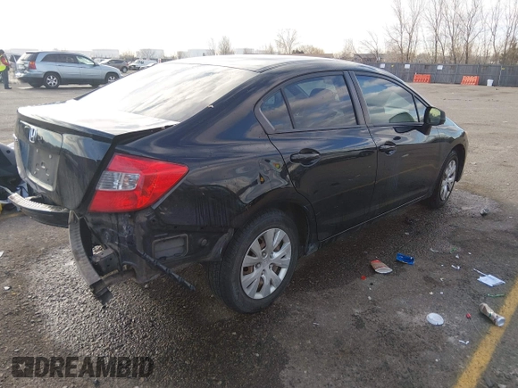 ✅ 2012 Honda Civic LX • VIN: 19XFB2F52CE037324 • Lot: 44384231. Wystawiony na IAAI z przebiegiem 203 067 mil. Bezpłatny archiwum sprzedaży aukcyjnych z USA i szczegółowy raport historii pojazdu na DreamBid. Zdjęcie 4.