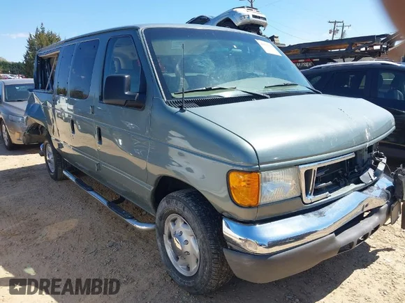 ✅ 2006 Ford Econoline Passenger XL • VIN: 1FMRE11L06DA35237 • Lot: 41893276. Listed on IAAI with 149,766 mi. Free auction sales archive from the USA and detailed vehicle history report at DreamBid. Image 1.