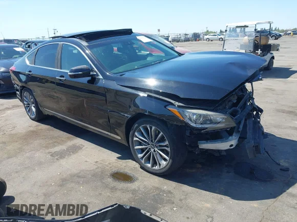 ✅ 2016 Hyundai Genesis 3.8L • VIN: KMHGN4JE3GU134405 • Lot: 42390119. Listed on IAAI with 103,131 mi. Free auction sales archive from the USA and detailed vehicle history report at DreamBid. Image 1.