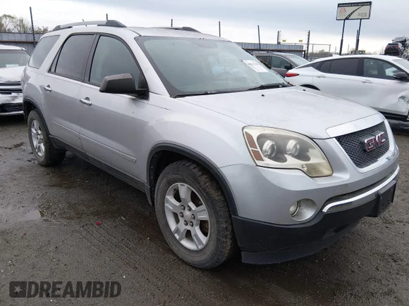 ✅ 2010 GMC Acadia SLE • VIN: 1GKLRLED3AJ160308 • Lot: 44561768. Wystawiony na IAAI z przebiegiem 154 508 mil. Bezpłatny archiwum sprzedaży aukcyjnych z USA i szczegółowy raport historii pojazdu na DreamBid. Zdjęcie 1.