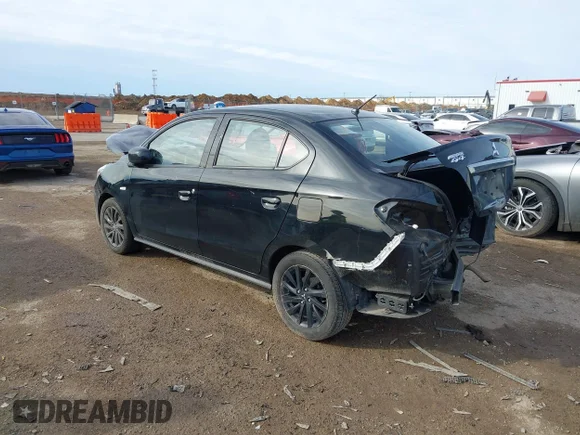 ✅ 2020 Mitsubishi Mirage SE • VIN: ML32F4FJ8LHF11871 • Lot: 41682328. Wystawiony na IAAI z przebiegiem 45 594 mil. Bezpłatny archiwum sprzedaży aukcyjnych z USA i szczegółowy raport historii pojazdu na DreamBid. Zdjęcie 3.