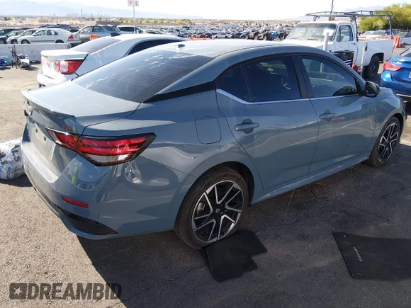✅ 2025 Nissan Sentra SR • VIN: 3N1AB8DV8SY322450 • Lot: 44843653. Wystawiony na IAAI z przebiegiem 9 410 mil. Bezpłatny archiwum sprzedaży aukcyjnych z USA i szczegółowy raport historii pojazdu na DreamBid. Zdjęcie 4.