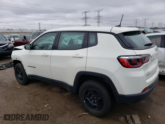 ✅ 2018 Jeep Compass Sport • VIN: 3C4NJDAB3JT433200 • Лот: 45070253. Опубліковано раніше на Copart з пробігом Не вказано. Безкоштовний доступ до архіву аукціонних продажів зі США та докладний звіт про історію автомобіля на DreamBid. Зображення 2.