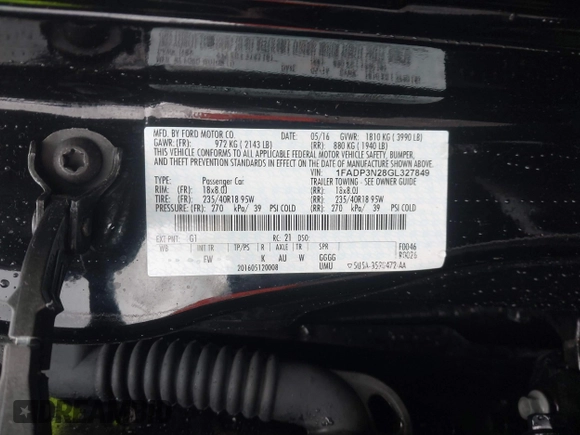 ✅ 2016 Ford Focus Titanium • VIN: 1FADP3N28GL327849 • Lot: 43762013. Wystawiony na IAAI z przebiegiem 43 531 mil. Bezpłatny archiwum sprzedaży aukcyjnych z USA i szczegółowy raport historii pojazdu na DreamBid. Zdjęcie 9.