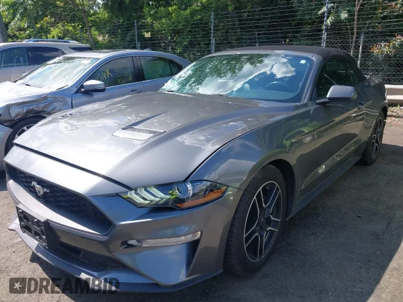 ✅ 2021 Ford Mustang EcoBoost • VIN: 1FATP8UH2M5104883 • Lot: 42459678. Wystawiony na IAAI z przebiegiem 79 755 mil. Bezpłatny archiwum sprzedaży aukcyjnych z USA i szczegółowy raport historii pojazdu na DreamBid. Zdjęcie 2.