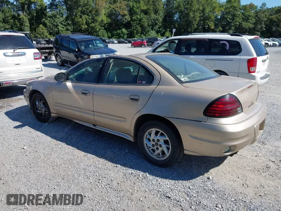 ✅ 2003 Pontiac Grand Am SE1 • VIN: 1G2NF52F03C251675 • Lot: 43087873. Wystawiony na IAAI z przebiegiem 154 116 mil. Bezpłatny archiwum sprzedaży aukcyjnych z USA i szczegółowy raport historii pojazdu na DreamBid. Zdjęcie 3.