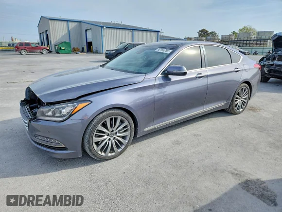 ✅ 2015 Hyundai Genesis 5.0L • VIN: KMHGN4JFXFU040464 • Лот: 48163296. Опубликован ранее на Copart с пробегом 118 262 миль. Бесплатный доступ к архиву аукционных продаж из США и подробный отчёт об истории автомобиля на DreamBid. Изображение 1.