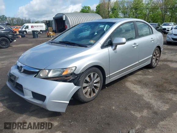 ✅ 2009 Honda Civic EX • VIN: 19XFA16899E004191 • Lot: 45043390. Listed on IAAI with 206,492 mi. Free auction sales archive from the USA and detailed vehicle history report at DreamBid. Image 2.