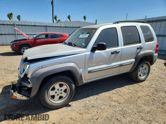 ✅ 2002 Jeep Liberty Sport • VIN: 1J8GK48K52W295434 • Lot: 79486085. Listed on Copart with 187,938 mi. Free auction sales archive from the USA and detailed vehicle history report at DreamBid. Image 1.