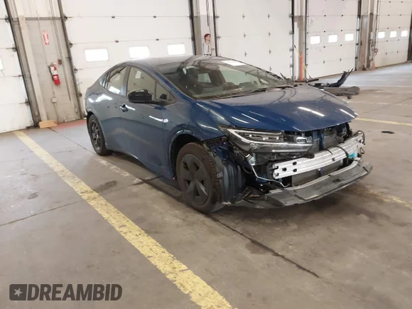✅ 2026 Toyota Prius LE • VIN: JTDADABU0T3031301 • Lot: 44874609. Listed on IAAI with 9,291 mi. Free auction sales archive from the USA and detailed vehicle history report at DreamBid. Image 1.