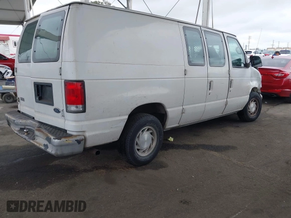 ✅ 2001 Ford Econoline Cargo • VIN: 1FTRE14211HA57966 • Lot: 42207750. Wystawiony na IAAI z przebiegiem 239 936 mil. Bezpłatny archiwum sprzedaży aukcyjnych z USA i szczegółowy raport historii pojazdu na DreamBid. Zdjęcie 4.