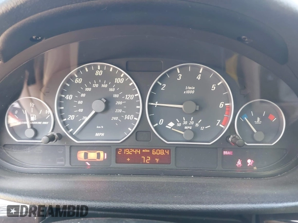 ✅ 2001 BMW 3 Series 330Ci • VIN: WBABN53481JU20992 • Lot: 42320103. Wystawiony na IAAI z przebiegiem 219 244 mil. Bezpłatny archiwum sprzedaży aukcyjnych z USA i szczegółowy raport historii pojazdu na DreamBid. Zdjęcie 7.