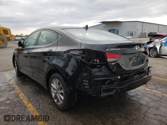 ✅ 2015 Hyundai Elantra SE • VIN: 5NPDH4AE4FH629185 • Lot: 62045122. Wystawiony na Copart z przebiegiem 81 761 mil. Bezpłatny archiwum sprzedaży aukcyjnych z USA i szczegółowy raport historii pojazdu na DreamBid. Zdjęcie 3.