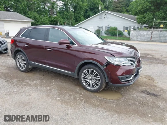 ✅ 2017 Lincoln MKX Reserve • VIN: 2LMPJ8LR8HBL22349 • Lot: 42424042. Listed on IAAI with 104,775 mi. Free auction sales archive from the USA and detailed vehicle history report at DreamBid. Image 1.
