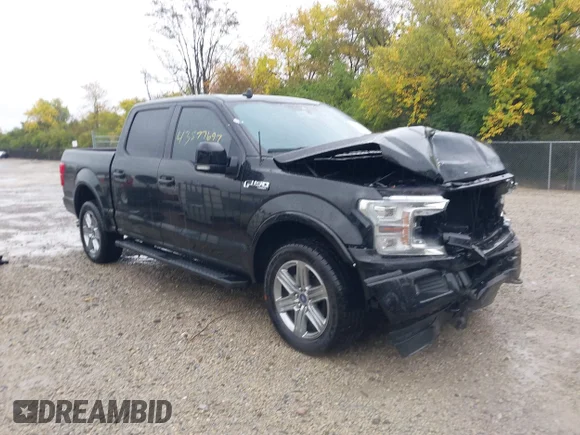 ✅ 2019 Ford F-150 King Ranch • VIN: 1FTEW1E41KFD46967 • Lot: 43577697. Wystawiony na IAAI z przebiegiem 48 568 mil. Bezpłatny archiwum sprzedaży aukcyjnych z USA i szczegółowy raport historii pojazdu na DreamBid. Zdjęcie 1.