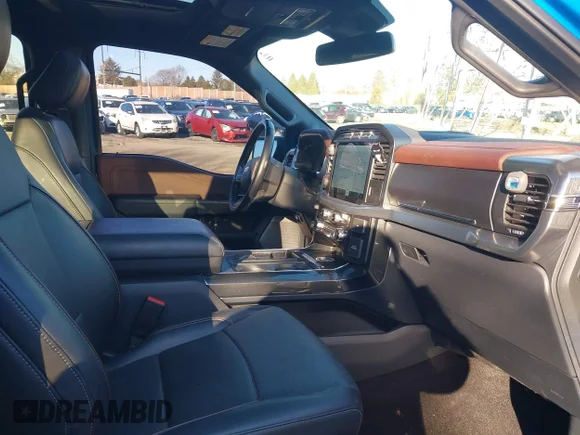 ✅ 2021 Ford F-150 Lariat • VIN: 1FTFW1E51MKD67874 • Lot: 43968782. Wystawiony na IAAI z przebiegiem 57 238 mil. Bezpłatny archiwum sprzedaży aukcyjnych z USA i szczegółowy raport historii pojazdu na DreamBid. Zdjęcie 5.