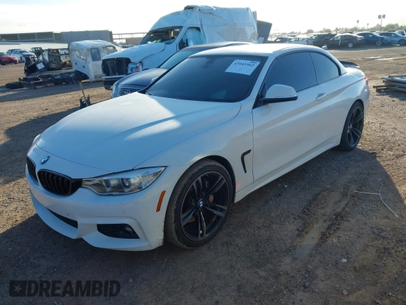 ✅ 2014 BMW 4 Series 435i • VIN: WBA3T3C5XEP737554 • Lot: 43441962. Wystawiony na IAAI z przebiegiem 106 254 mil. Bezpłatny archiwum sprzedaży aukcyjnych z USA i szczegółowy raport historii pojazdu na DreamBid. Zdjęcie 2.