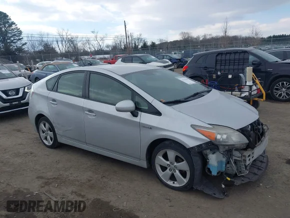 ✅ 2012 Toyota Prius Two • VIN: JTDKN3DU0C5402861 • Lot: 44359280. Listed on IAAI with 99,905 mi. Free auction sales archive from the USA and detailed vehicle history report at DreamBid. Image 1.