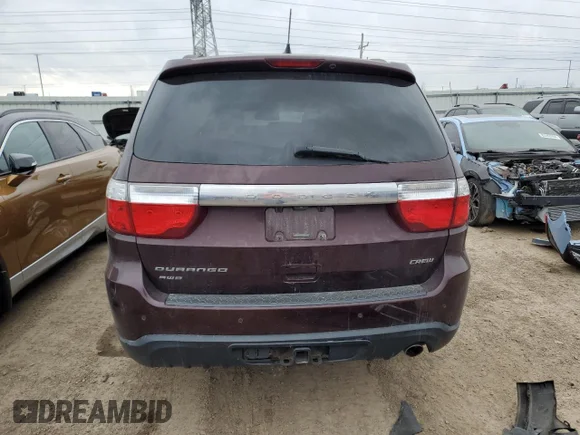 ✅ 2012 Dodge Durango Crew • VIN: 1C4RDJDG4CC223461 • Lot: 82876174. Wystawiony na Copart z przebiegiem 302 559 mil. Bezpłatny archiwum sprzedaży aukcyjnych z USA i szczegółowy raport historii pojazdu na DreamBid. Zdjęcie 6.