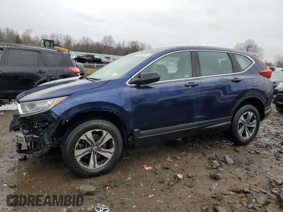 ✅ 2018 Honda CR-V LX • VIN: 2HKRW6H30JH226826 • Лот: 46195343. Опубликован ранее на Copart с пробегом 59 410 миль. Бесплатный доступ к архиву аукционных продаж из США и подробный отчёт об истории автомобиля на DreamBid. Изображение 1.