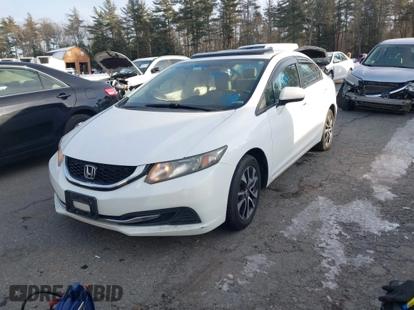 ✅ 2015 Honda Civic EX • VIN: 19XFB2F83FE250801 • Lot: 44006097. Wystawiony na IAAI z przebiegiem 151 020 mil. Bezpłatny archiwum sprzedaży aukcyjnych z USA i szczegółowy raport historii pojazdu na DreamBid. Zdjęcie 2.
