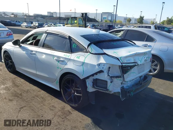 ✅ 2023 Honda Civic Sport • VIN: 2HGFE2F53PH510683 • Lot: 44956008. Listed on IAAI with 29,803 mi. Free auction sales archive from the USA and detailed vehicle history report at DreamBid. Image 3.