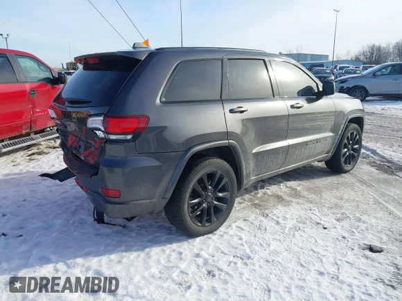 ✅ 2018 Jeep Grand Cherokee Altitude • VIN: 1C4RJFAG3JC112777 • Lot: 44013452. Listed on IAAI with 84,943 mi. Free auction sales archive from the USA and detailed vehicle history report at DreamBid. Image 4.