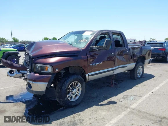 ✅ 2005 Dodge 2500 SLT • VIN: 3D7KS28C65G844470 • Lot: 42362786. Listed on IAAI with Not provided. Free auction sales archive from the USA and detailed vehicle history report at DreamBid. Image 2.