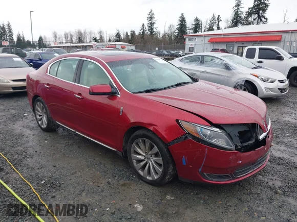 ✅ 2013 Lincoln MKS • VIN: 1LNHL9EKXDG615527 • Lot: 44448790. Listed on IAAI with 86,386 mi. Free auction sales archive from the USA and detailed vehicle history report at DreamBid. Image 1.