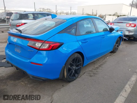 ✅ 2022 Honda Civic Sport • VIN: 19XFL2H89NE021452 • Lot: 44232930. Wystawiony na IAAI z przebiegiem 21 112 mil. Bezpłatny archiwum sprzedaży aukcyjnych z USA i szczegółowy raport historii pojazdu na DreamBid. Zdjęcie 4.