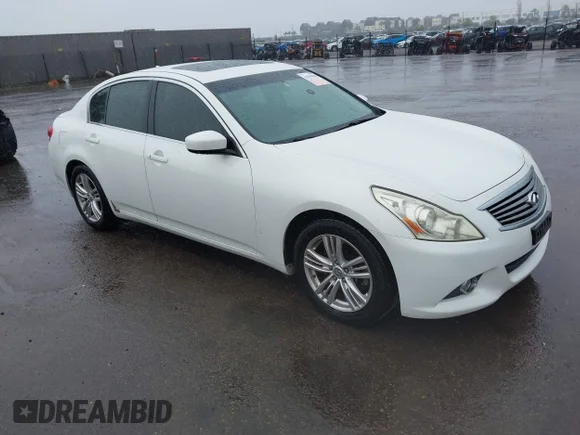 ✅ 2012 Infiniti G25 Journey • VIN: JN1DV6AP1CM810979 • Lot: 44394045. Wystawiony na IAAI z przebiegiem 137 701 mil. Bezpłatny archiwum sprzedaży aukcyjnych z USA i szczegółowy raport historii pojazdu na DreamBid. Zdjęcie 1.