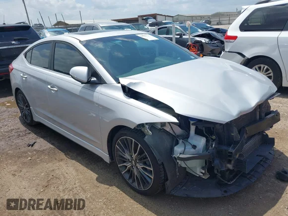 ✅ 2017 Hyundai Elantra Sport • VIN: KMHD04LB7HU358282 • Lot: 44869076. Listed on IAAI with 118,645 mi. Free auction sales archive from the USA and detailed vehicle history report at DreamBid. Image 1.