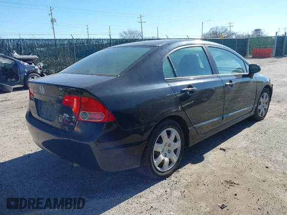 ✅ 2007 Honda Civic LX • VIN: 1HGFA165X7L141183 • Lot: 44190843. Listed on IAAI with 164,489 mi. Free auction sales archive from the USA and detailed vehicle history report at DreamBid. Image 4.