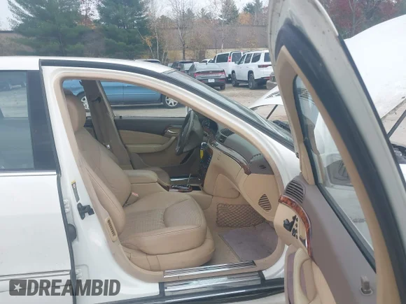 ✅ 2003 Mercedes-Benz S 55 AMG • VIN: WDBNG74J13A375065 • Lot: 43613273. Listed on IAAI with Not provided. Free auction sales archive from the USA and detailed vehicle history report at DreamBid. Image 5.
